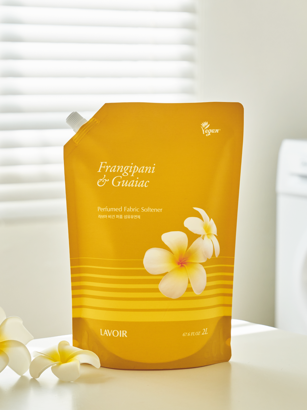 LAVOIR 純素香水衣物柔軟精 1L 緬梔花&癒創木