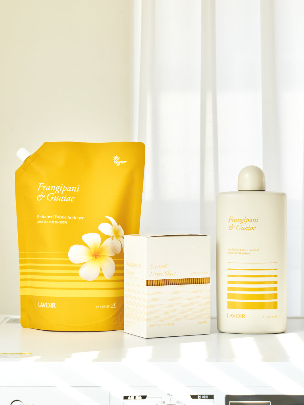 LAVOIR 純素香水衣物柔軟精 1L 緬梔花&amp;癒創木