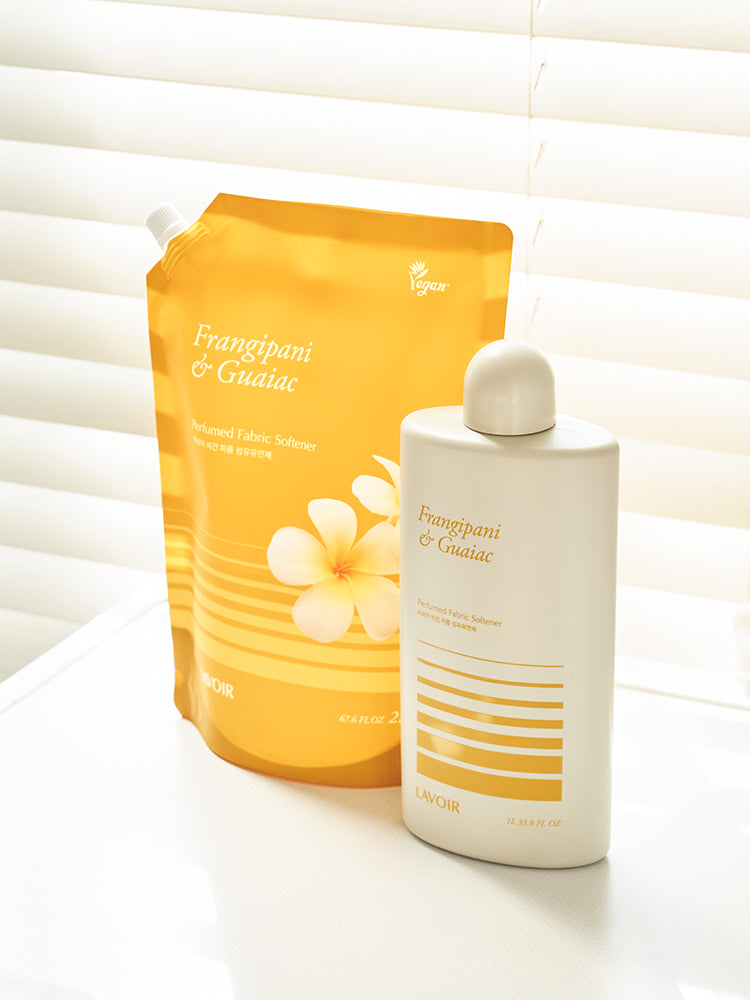 LAVOIR 純素香水衣物柔軟精 1L 緬梔花&癒創木