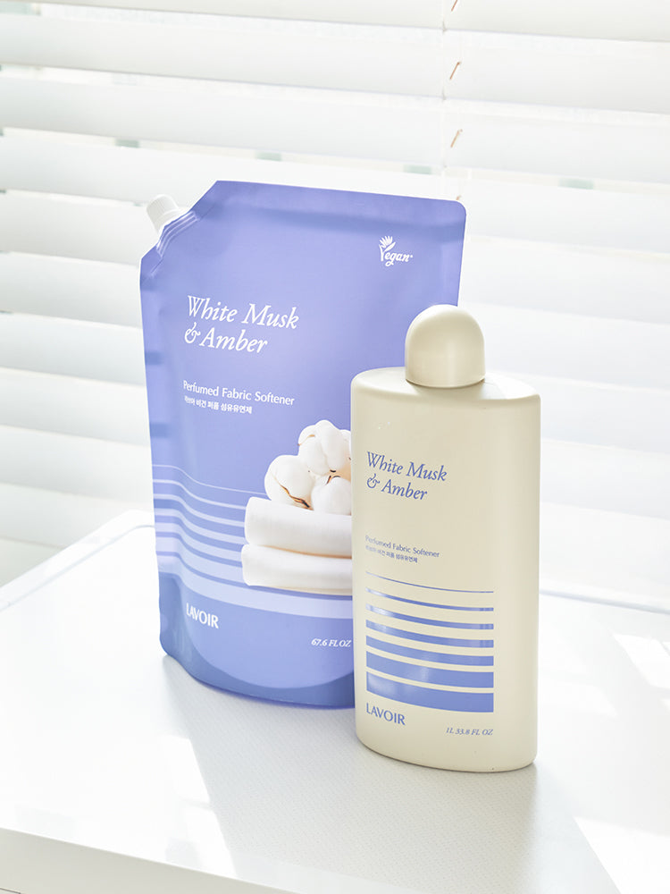 LAVOIR 純素香水衣物柔軟精 2L 白麝香&琥珀