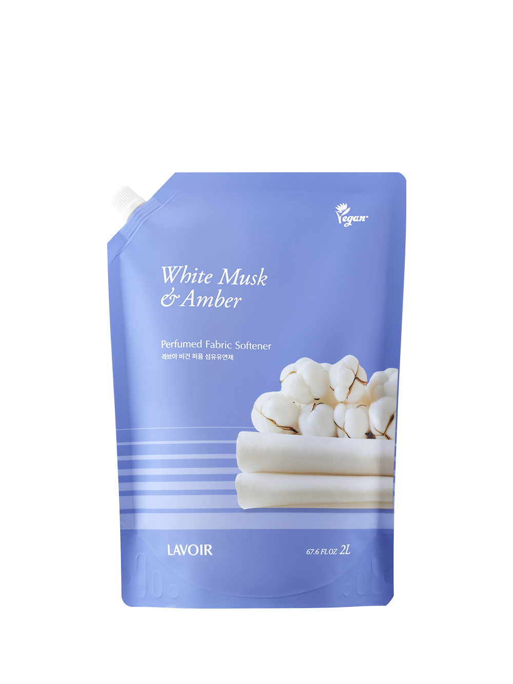 LAVOIR 純素香水衣物柔軟精 2L 白麝香&琥珀